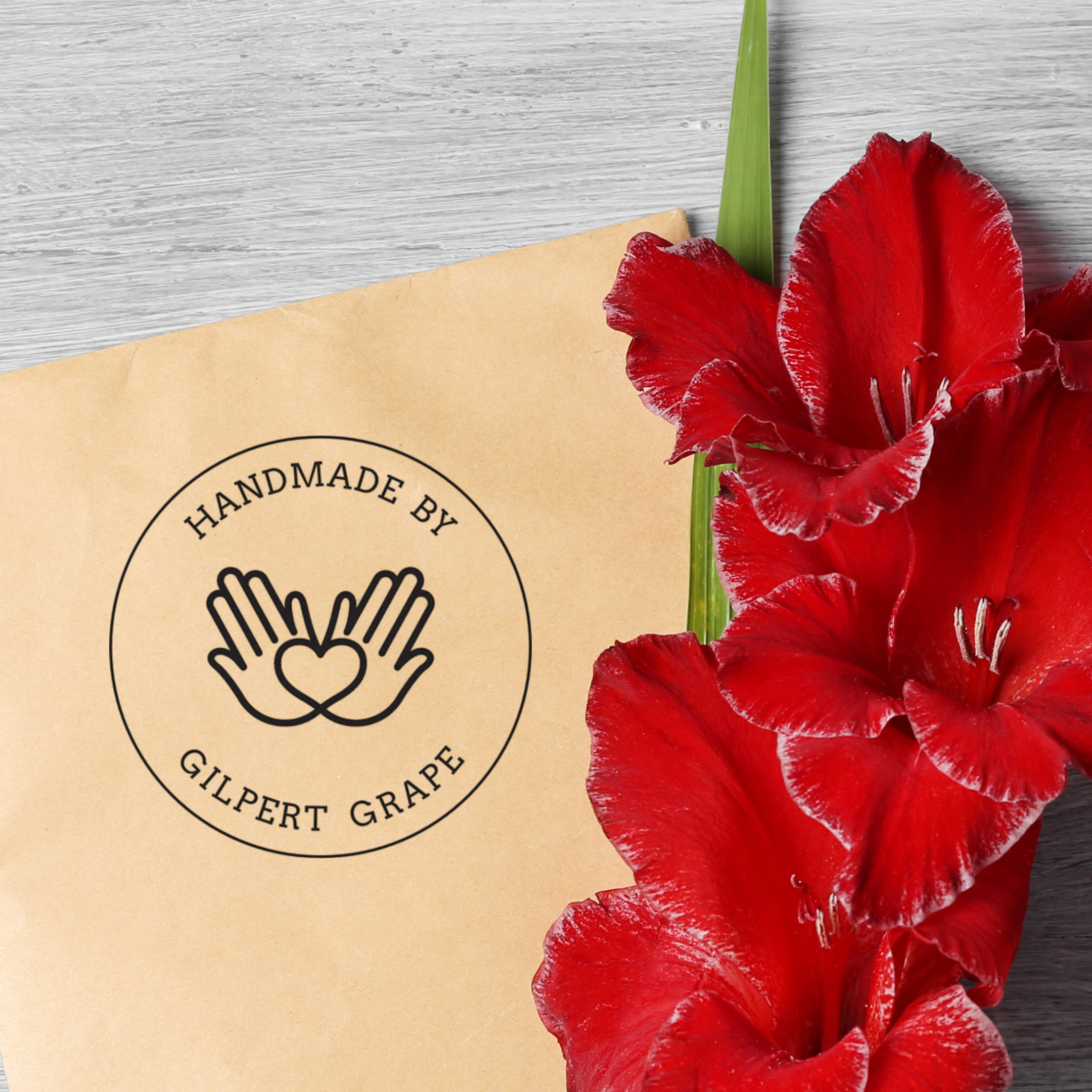 MS416 Handmade by Stamp Image